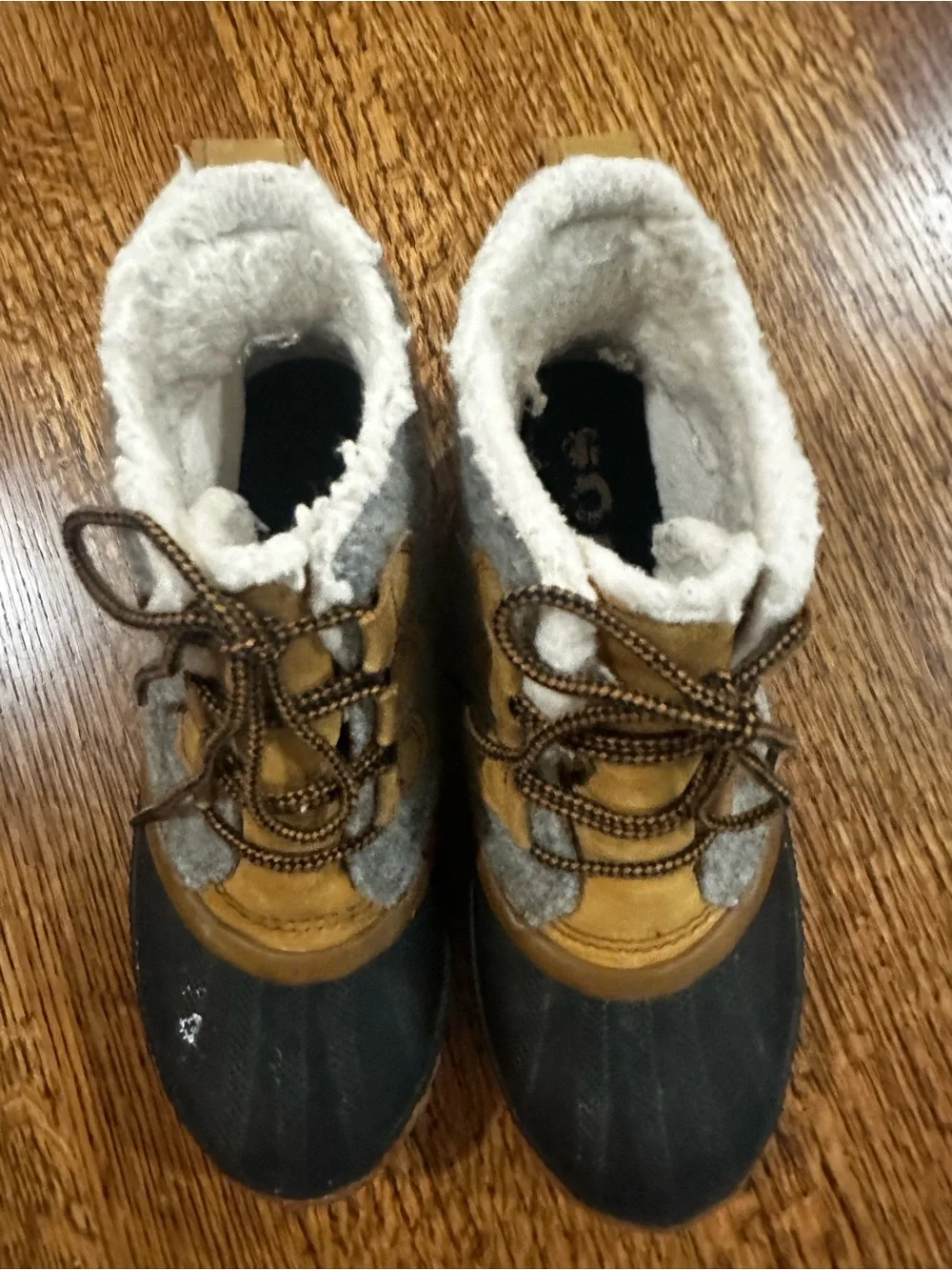 Sorel Black, Tan & Gray Women’s Insulated Duck Boots